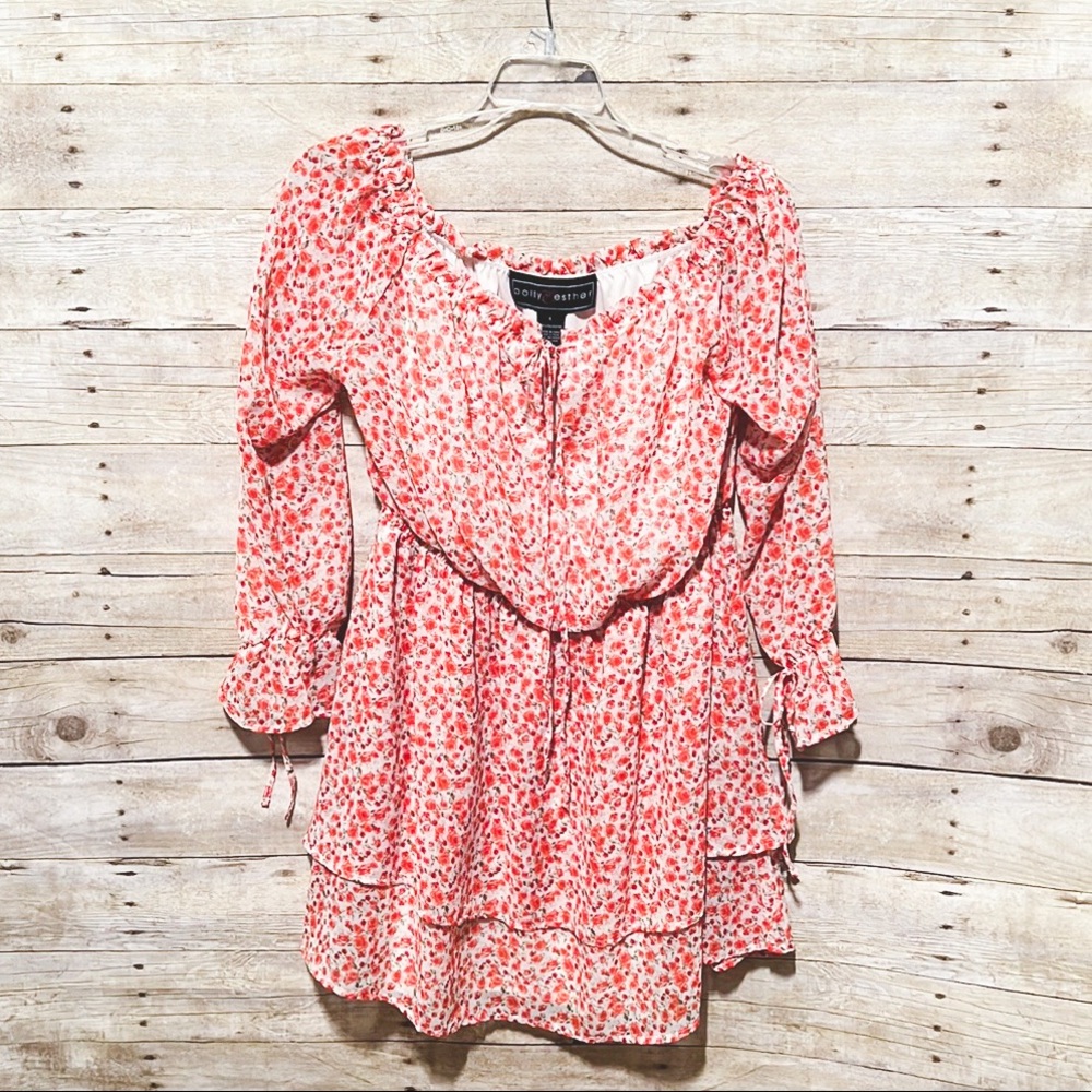 Polly & Esther Above Knee Mini Dress Sz L